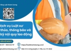 Dịch vụ luật sư soạn thảo, thông báo và đăng ký nội quy lao động