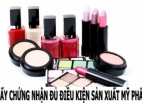 Tư vấn cấp giấy chứng nhận đủ điều kiện sản xuất mỹ phẩm