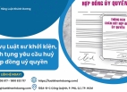Dịch vụ luật sư khởi kiện, tranh tụng yêu cầu hủy hợp đồng ủy quyền